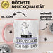 Geschenk für Tierforscherin Tasse Lustige Geschenkidee Geburtstag Ich Bin Tierforscherin Ich Darf Das Rosa Trendation