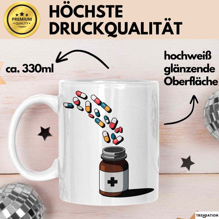 Apotheker Tasse Geschenkidee Rezept Experte Lustiger Spruch Geschenkidee Lustig Weiß Trendation