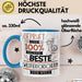 Beste Wildtierforscherin Der Welt Tasse Geschenk für Eine Wildtierforscherin Geprüft Und Sicher Geschenkidee Geburtstag Weihnachten Blau Trendation