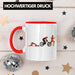 Triathlon Swim Bike Run Triathlet Tasse Geschenk Schwimmen Fahrrad Rennen Rot Trendation