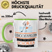 Eishockeyspielerin Weil Es Keinen Schöneren Beruf Gibt Tasse Geschenk für Eine Eishockeyspielerin Lustig Grün Trendation