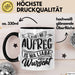 Bayern Tasse Geschenk Lustige Bayrische Sprüche Bayern Dialekt Kaffee-Becher Schwarz Trendation