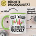 Aktienhändler Tasse Geschenk Cut Your Losses Quickly Geschenkidee Trader Börse Grün Trendation
