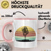 Sänger Tasse Geschenk Podcast Mikrophon Geschenkidee Mikrofon Becher Rosa Trendation