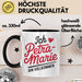 Petra-Marie Tasse Geschenk Ich Bin Vollkommen Petra-Marie Geschenkidee Geburtstag Schwarz Trendation