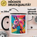 Pferde Tierliebhaber Tasse Geschenk Lustige Geschenkidee Spruch Schwarz Trendation