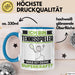Tennisspieler Tasse Geschenk für Tennisspieler Geburtstag Lustiger Spruch Kaffee-Becher Was Ist Deine Superkraft Blau Trendation