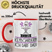 Geschenk für Keyboarderin Tasse Lustige Geschenkidee Geburtstag Ich Bin Keyboarderin Ich Darf Das Rot Trendation