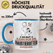Haustiersitter Geschenk Tasse So Gut Kann Nur Ein Haustiersitter Aussehen Geschenkidee Kaffee-Becher Blau Trendation