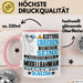 Modellbahnfan Geschenk Tasse Lustiger Spruch Erheben Sie Sich Der Modellbahnfan Betritt den Raum Rosa Trendation