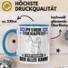 Pferdetherapeut Tasse Geschenk für Pferdetherapeut Der Mann Der Alles Kann Geschenkidee zum Geburtstag Blau Trendation