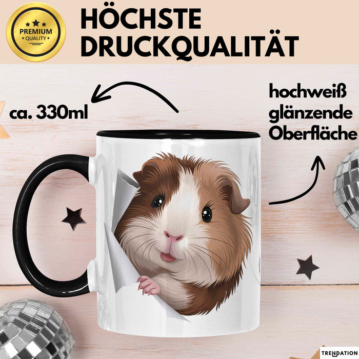 Meerschweinchen Tier Tasse Geschenk Lustige Geschenkidee Trendation
