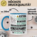 Konzertpianist Geschenk Tasse Lustiger Spruch Erheben Sie Sich Der Konzertpianist Betritt den Raum Blau Trendation