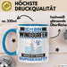 Windsurfer Tasse Geschenk für Windsurfer Geburtstag Lustiger Spruch Kaffee-Becher Was Ist Deine Superkraft Blau Trendation