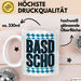 Deutschland München Bayern Bayerisch Tasse Geschenk Lustige Geschenkidee Spruch BASD SCHO Weiß Trendation