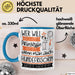 Hundefrisörin Tasse Geschenk Spruch Wer Will Schon Prinzessin Sein Wenn Man Auch Hundefrisörin Sein Kann Blau Trendation