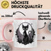 Goth Fan Tasse Geschenkidee für Freunde düsterer Ästhetik Rosa Trendation