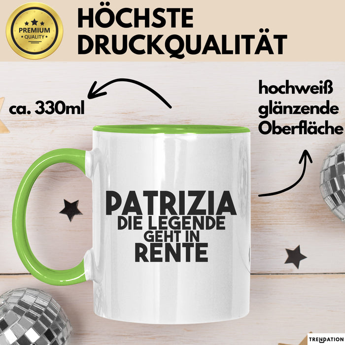 Patrizia Tasse Patrizia – Die Legende Geht In Rente Geschenk