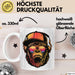 Affe Grafik Tasse Coole Tassen Geschenkidee Jungs Dj Chimpanse Becher Weiß Trendation