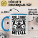 Metallbauer Tasse Geschenk Metallbau Geschenkidee Erst Trinke Ich Meinen Kaffee Dann Mache Ich Sachen Aus Metall Blau Trendation