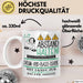 Drum-and-Bass-DJane Tasse Geschenk Lustig Abstand Halten Hochleistungs-Drum-and-Bass-DJane Mit Drang Zur Perfektion Bei Der Arbeit Weiß Trendation