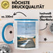 Büroarbeit Kollege Abschied Tasse Geschenk Lustige Geschenkidee Spruch Zum Abschied Alle Guten Wünsche Bereit Für Neue Abenteuer Blau Trendation