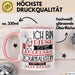 Journalistin Tasse Geschenk Ich Bin Diese Eine Legendäre Journalistin Von Der Alle Reden Geschenkidee Geburtstag Weihnachten Rosa Trendation