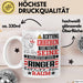 Ringer Geschenk Tasse Lustiger Spruch Erheben Sie Sich Der Ringer Betritt den Raum Weiß Trendation