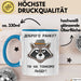 Morgen Чашка Geschenk Доброго Ранку Тонкому Льоду Подарунок Ukrainisch Blau Trendation