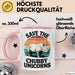 Nashorn Tasse Geschenk Lustige Geschenkidee Spruch Rettet Die Moppeligen Einhörner Rosa Trendation