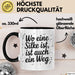 Silke Tasse Geschenk Wo Eine Silke Ist Ist Auch Ein Weg Geschenkidee Becher mit Name Schwarz Trendation