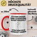 Musiktherapeut Geschenk Tasse Lustige Geschenkidee Geburtstag für Musiktherapeut Ich Bin Dieser Legendäre Musiktherapeut Von Dem Alle Geredet Haben Kaffee-Becher Rot Trendation