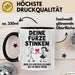 Liebe Tasse Geschenk Deine Fuerze Stinken Ich Liebe Dich Geschenkidee Partner Schwarz Trendation