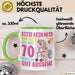 70. Geburtstag Tasse Frauen Geschenk Bitte Nur Kein Neid Nur Weil Ich mit 70 Noch So Gut Aussehe Mama Oma Grün Trendation
