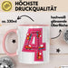 4. Geburtstag Tasse Geschenk Mädchen Jungs 4Er Geburstagsgeschenk Becher Rosa Trendation