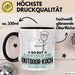 Outdoor-Koch Geschenk Tasse So Gut Kann Nur Ein Outdoor-Koch Aussehen Geschenkidee Kaffee-Becher Schwarz Trendation