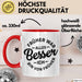Lustiger Spruch Geschenk Tasse Früher War Alles Besser Ich Bin Von Früher Geschenkidee Männer Kollegen Rot Trendation