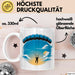 Fallschirmspringer Tasse Geschenkidee Freifall Süchtiger Geschenkidee Lustig Weiß Trendation