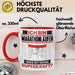Marathonläufer Tasse Geschenk für Marathonläufer Geburtstag Lustiger Spruch Kaffee-Becher Was Ist Deine Superkraft Rot Trendation