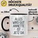 Annette Tasse Geschenk Alles Ist Gut Annette Ist Jetz Da Geschenkidee Becher mit Name Schwarz Trendation
