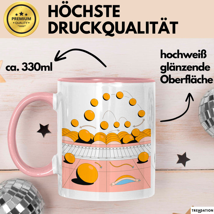 Animator Tasse Geschenk Lustige Geschenkidee Spruch Für Bewegungs Macher Rosa Trendation