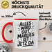 Marlies Tasse Geschenk Alles Ist Gut Marlies Ist Jetz Da Geschenkidee Becher mit Name Rot Trendation