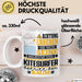 Kitesurfer Geschenk Tasse Lustiger Spruch Erheben Sie Sich Der Kitesurfer Betritt den Raum Weiß Trendation