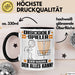 Discgolf-Spieler Tasse Geschenk für Discgolf-Spieler Der Mann Der Alles Kann Geschenkidee zum Geburtstag Schwarz Trendation