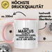 Marcus Tasse Wenn Marcus Nicht Repariert, Sind Wir Am Arsch Geschenk Rosa Trendation