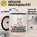 Pilates-Enthusiast Geschenk Tasse Ich Bin Pilates-Enthusiast Aber Sag Doch Einfach Superheld Lustige Geschenkdiee für Pilates-Enthusiast Kaffee-Becher Schwarz Trendation