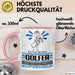 Golfer Geschenk Tasse Ich Bin Golfer Aber Sag Doch Einfach Superheld Lustige Geschenkdiee für Golfer Kaffee-Becher Rosa Trendation