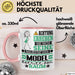 Model Geschenk Tasse Lustiger Spruch Erheben Sie Sich Der Model Betritt den Raum Rosa Trendation