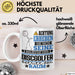 Discgolfer Geschenk Tasse Lustiger Spruch Erheben Sie Sich Der Discgolfer Betritt den Raum Weiß Trendation