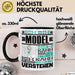 Model Geschenk Tasse Geschenkidee für Model Geburtstag Lustiger Spruch Ich Bin Model Ich Kann Es Dir Erklären Aber Nicht Für Dich Verstehen Funny Schwarz Trendation